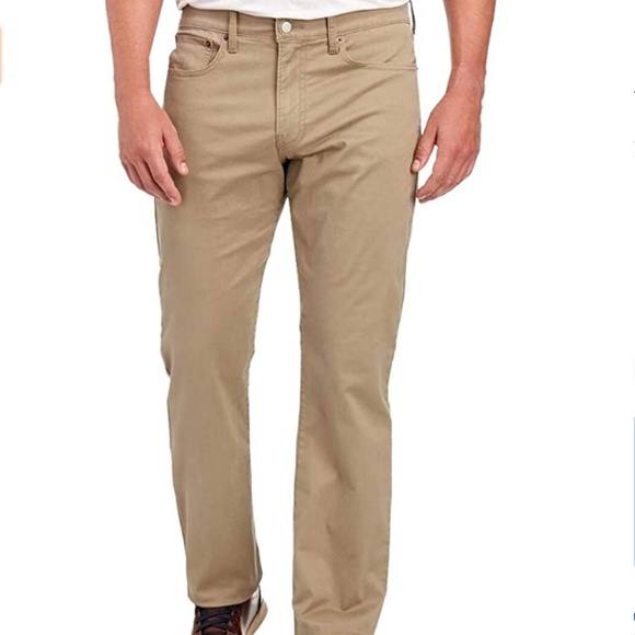 NEW Lucky Brand 410 Athletic Slim Deer Khaki Pants